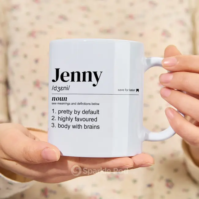 Personalised Name Pronunciation Mug- Sparkle Pod